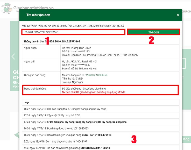 trang-thai-don-hang-giaohangtietkiem tra cứu vận đơn