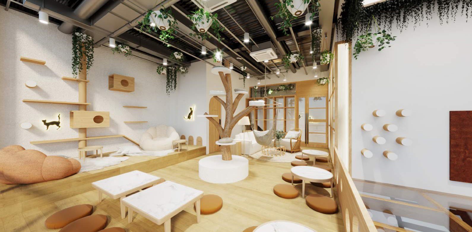 trang-tri-quan-cafe-thu-cung trang trí quán cafe thú cưng