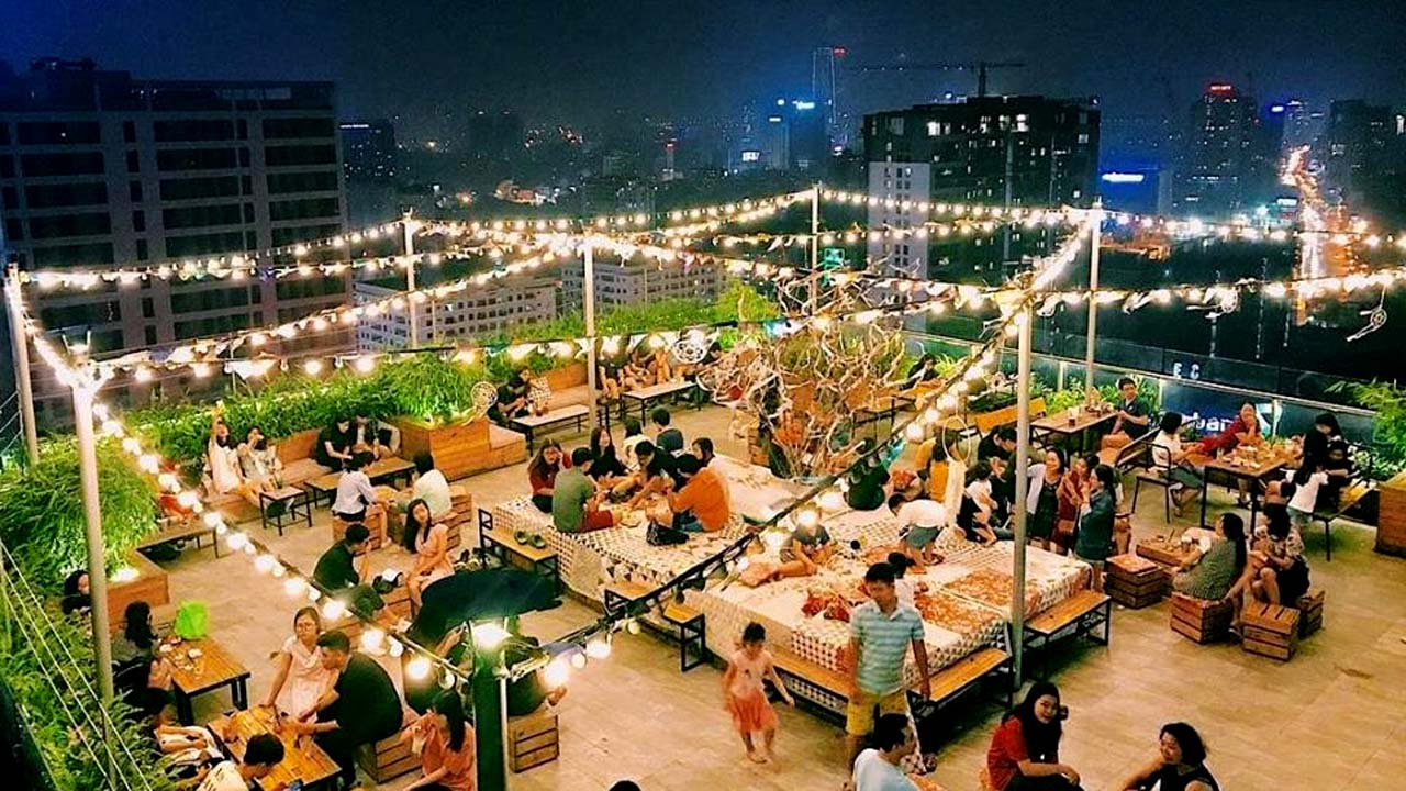 trang-tri-tet-quan-cafe-5 quán cafe trang trí tết đẹp