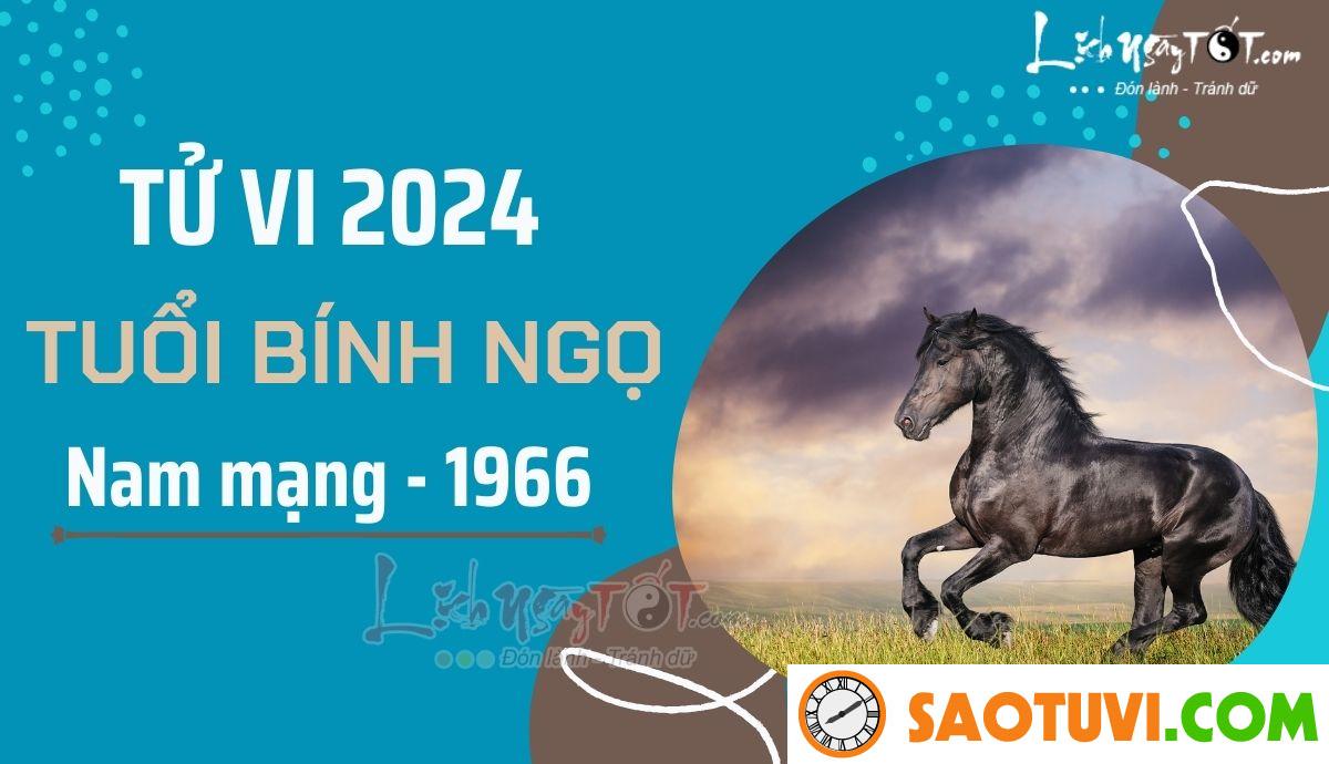 Tử Vi Tuổi Bính Ngọ 1966 Năm 2024 – Nam Mạng