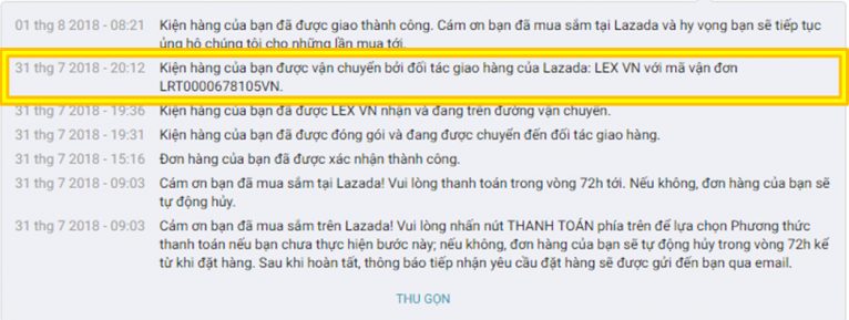 van-don-lazada tra cứu vận đơn