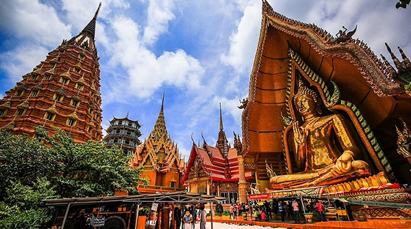 Chùa hang cọp Wat Tham Suea: Ngôi chùa kỳ bí giữa núi rừng hiểm trở