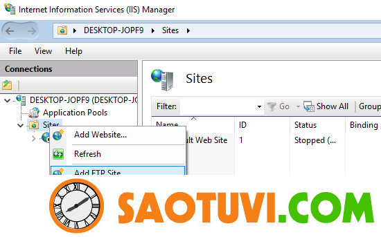 ftp server on windows 10