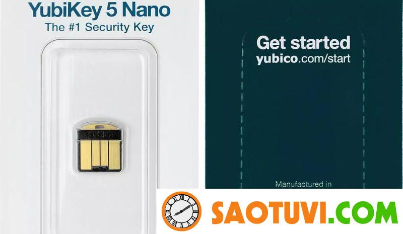 Khóa yubikey là gì? Tầm quan trọng và cách hoạt động ra sao? Yubikey là gì - Dòng Yubikey 5 Nano