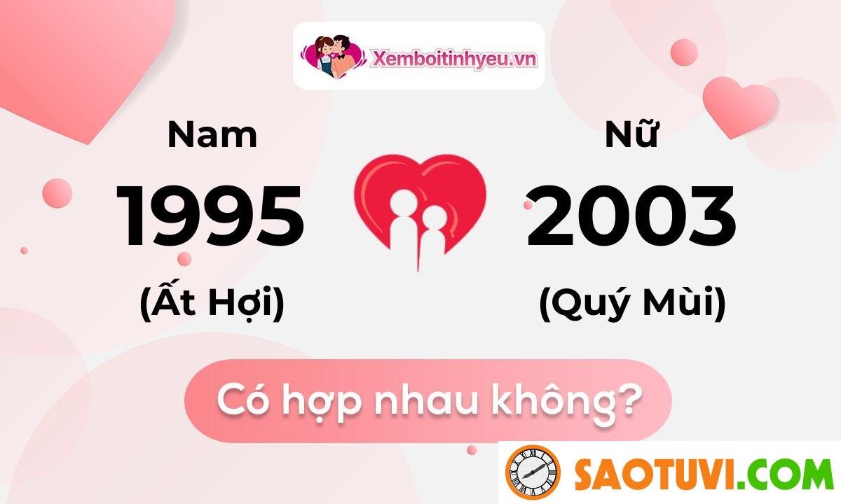Chồng Ất Hợi 1995 vợ Quý Mùi 2003 sinh con năm nào tốt?