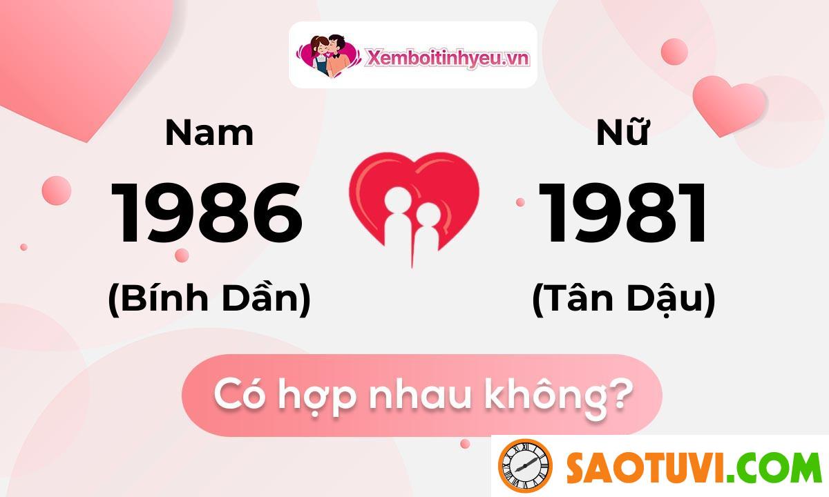 Chồng Bính Dần 1986 vợ Tân Dậu 1981 sinh con năm nào tốt?