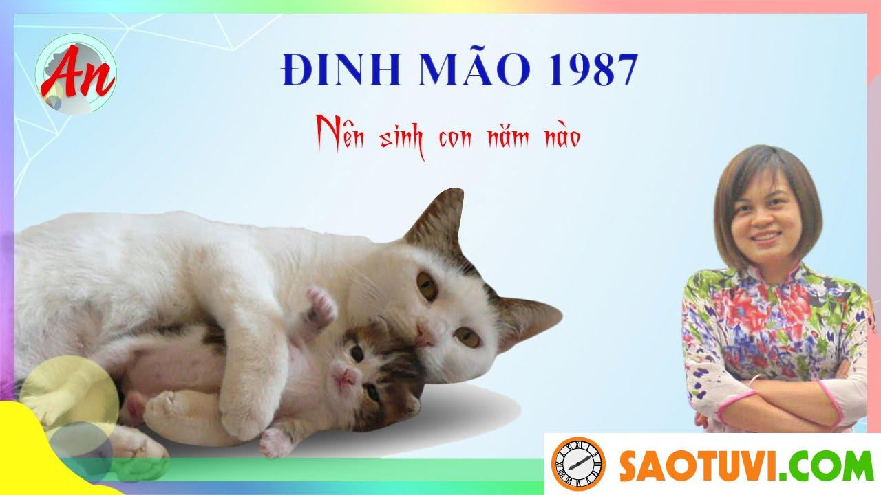 Chồng Đinh Mão 1987 vợ Mậu Dần 1998 sinh con năm nào tốt?