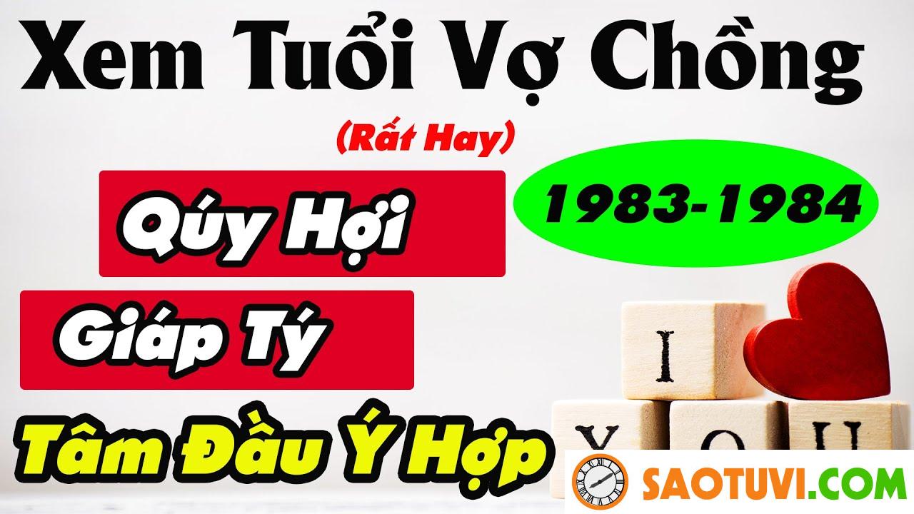 Chồng Giáp Tý 1984 vợ Quý Hợi 1983 sinh con năm nào tốt?
