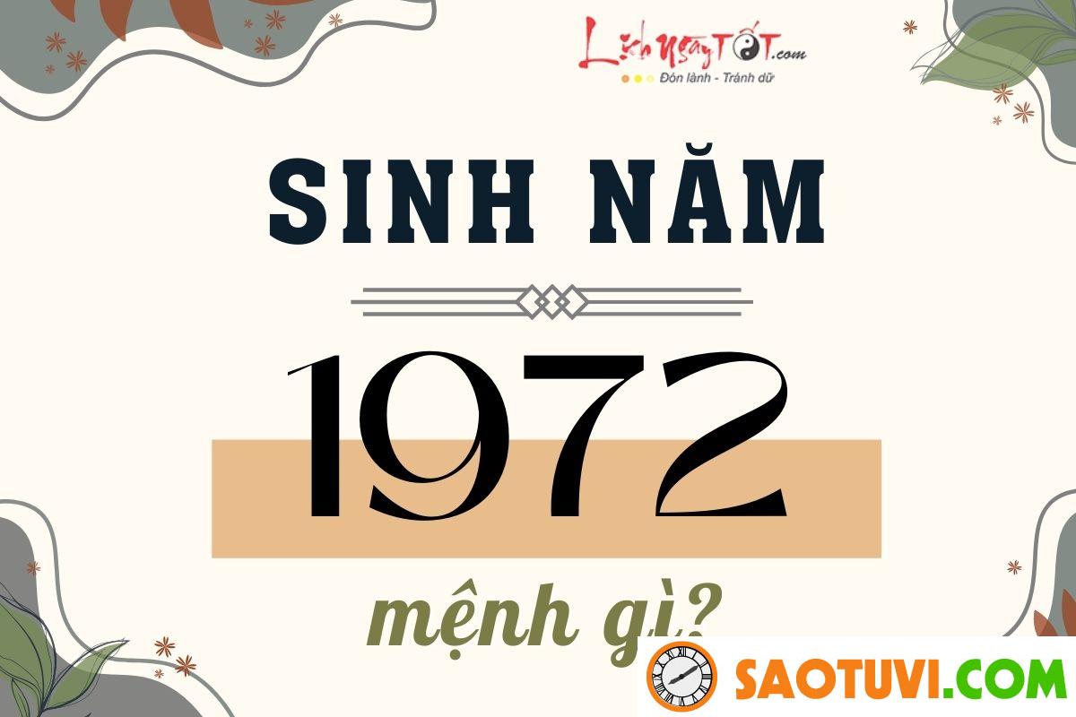 Chồng Nhâm Tý 1972 vợ Ất Mão 1975 sinh con năm nào tốt?