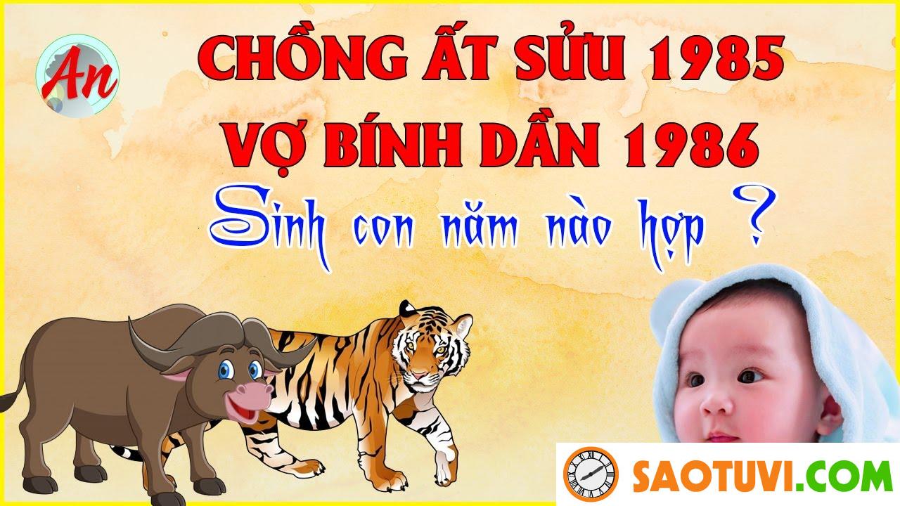 Chồng Quý Hợi 1983 vợ Bính Dần 1986 sinh con năm nào tốt?