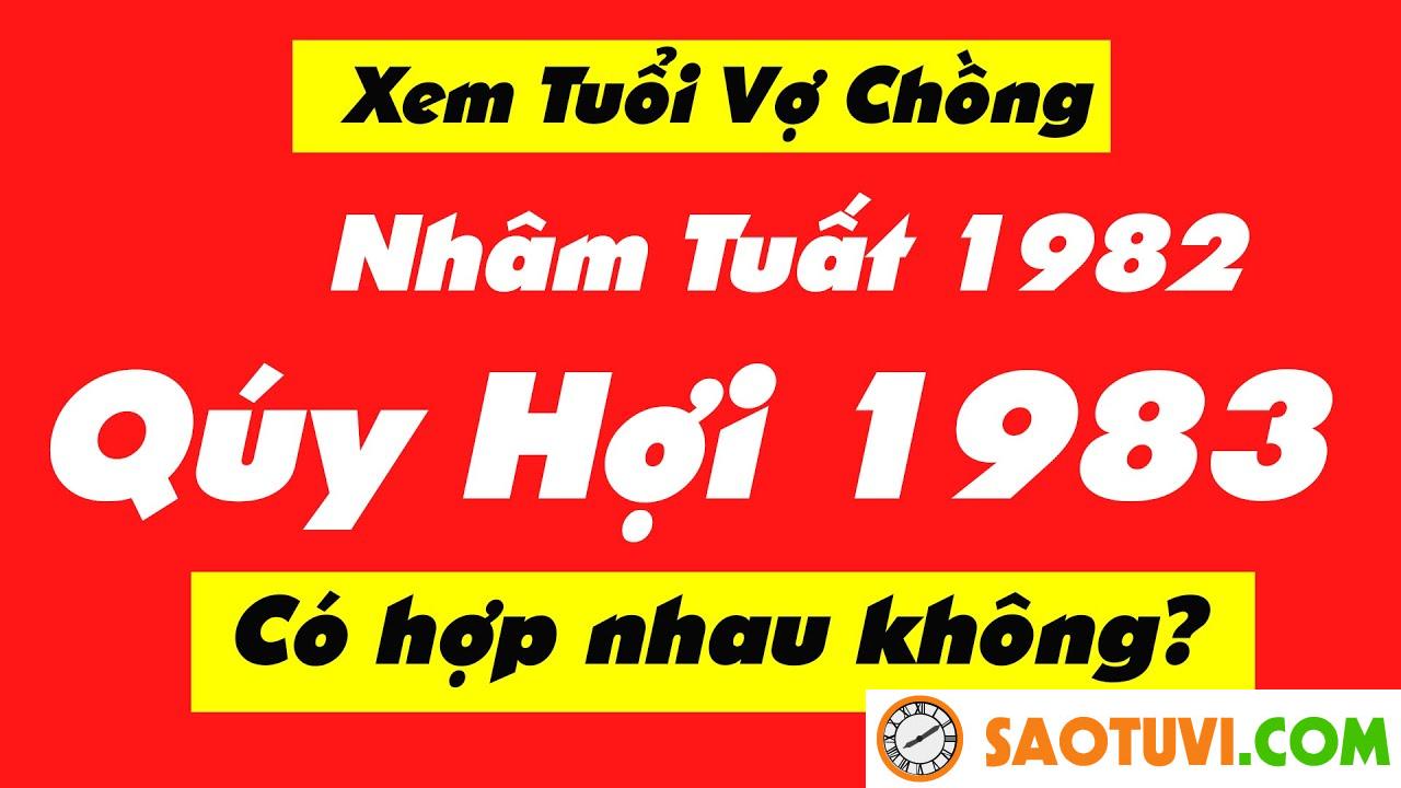 Chồng Quý Hợi 1983 vợ Nhâm Tuất 1982 sinh con năm nào tốt?