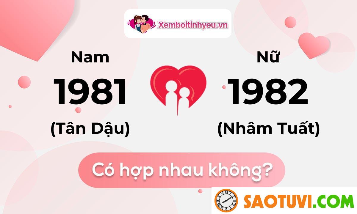 Chồng Tân Dậu 1981 vợ Nhâm Tuất 1982 sinh con năm nào tốt?