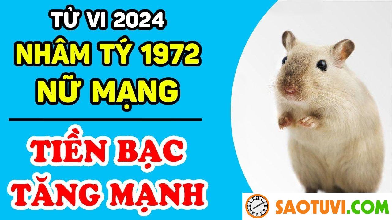 Tử Vi Tuổi Nhâm Tý 1972 – Nữ mạng