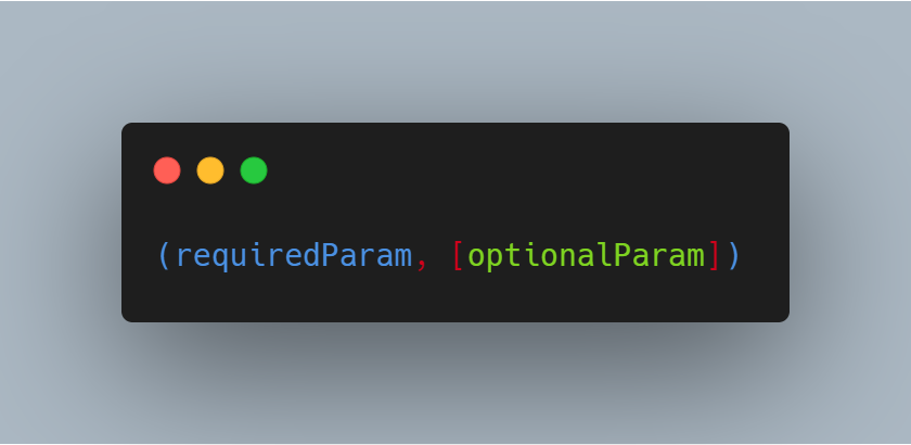image-91-1 Positional Parameters